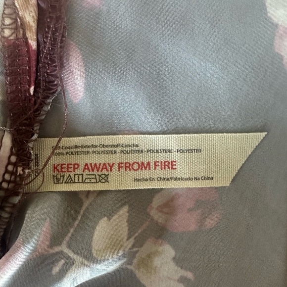 Free People Dreamy Days Pajama Set - Wine, XL - Picture 9 of 10